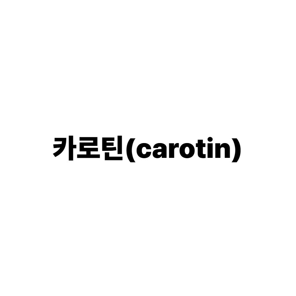 카로틴