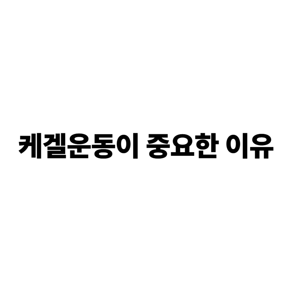 케겔운동